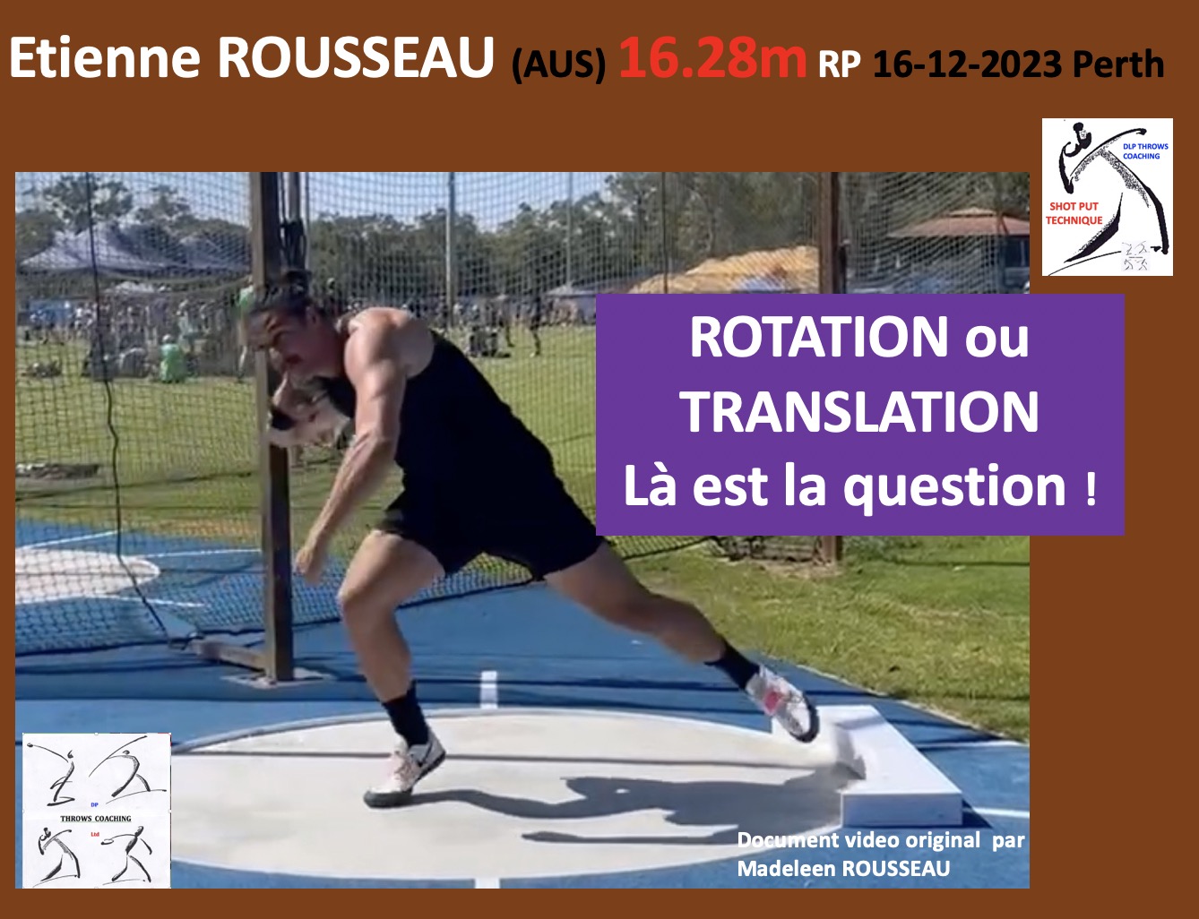Pds 67 Etienne ROUSSEAU 16,28m 7kg RP  Retour positif à la translation