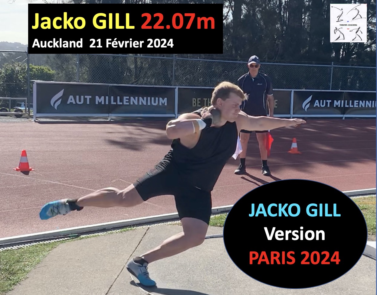 Pds 68 Jacko GILL 22.07m Version Paris Olympics 2024